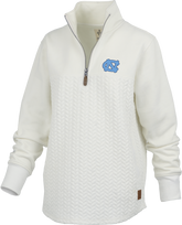 North Carolina "Mia" - Mock-Neck 1/4 Zip Oversized Fleece